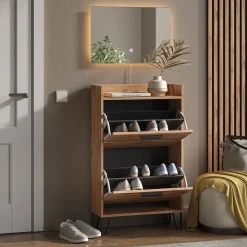 Garderobe Amber Eiche Wotan 59.8 x 100 cm 2 Teile Vicco