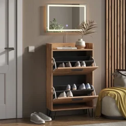 Garderobe Amber Eiche Wotan 59.8 x 100 cm 2 Teile Vicco