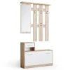 Garderobe Billy Sonoma/Weiß 100 x 111.6 cm Vicco