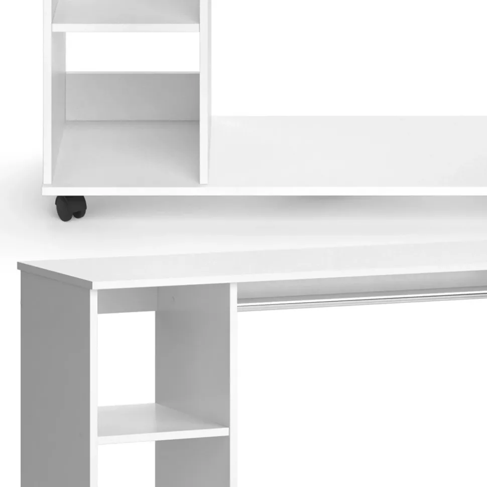 Garderobe Cosmo Weiß 110 x 129.4 cm Vicco