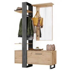 Garderobe Porto Braun 120 x 192 cm Vicco