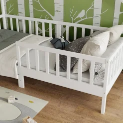 Hausbett Justus Weiß 90x200 cm Vitalispa