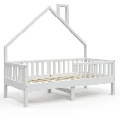 Hausbett Noemi Weiß 80x160 cm Vitalispa