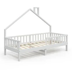 Hausbett Noemi Weiß 90x200 cm Vitalispa