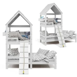 Hausbett Teddy Weiß 90x200 cm Vitalispa