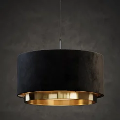 Hängeleuchter Goldamo Schwarz 45 x 25.7 cm Vicco