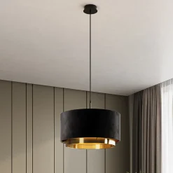 Hängeleuchter Goldamo Schwarz 45 x 25.7 cm Vicco