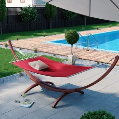 Hängematte Rot 190 x 120 cm OK-Living