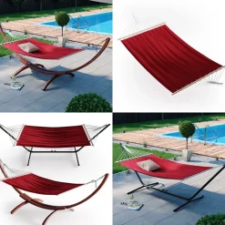Hängematte Rot 190 x 120 cm OK-Living