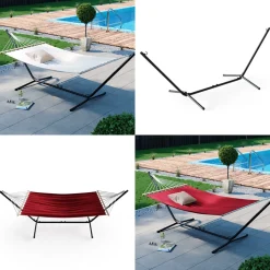 Hängemattengestell Schwarz 362 cm OK-Living