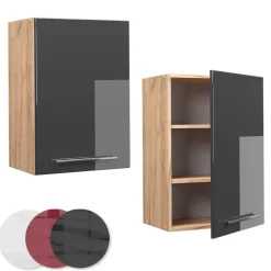 Hängeschrank Fame-Line Anthrazit Hochglanz 50 cm Vicco