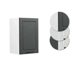 Hängeschrank R-Line Anthrazit Landhaus 40 cm Vicco