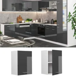 Hängeschrank R-Line Anthrazit Hochglanz 45 cm Vicco