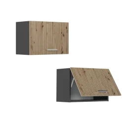 Hängeschrank R-Line Artisan-Eiche 60 cm Flach Vicco