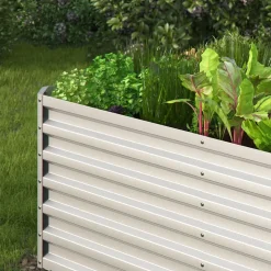 Hochbeet Silber 180 x 60 cm OK-Living