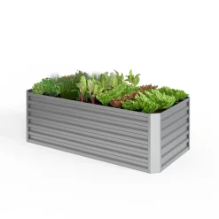 Hochbeet Silber 180 x 60 cm OK-Living
