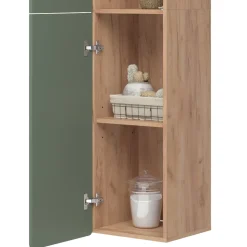 Hochschrank Izan Grün/Goldkraft Eiche 36.6 x 171.6 cm Vicco