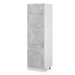 Hochschrank R-Line Beton 60 cm mit Türen Vicco