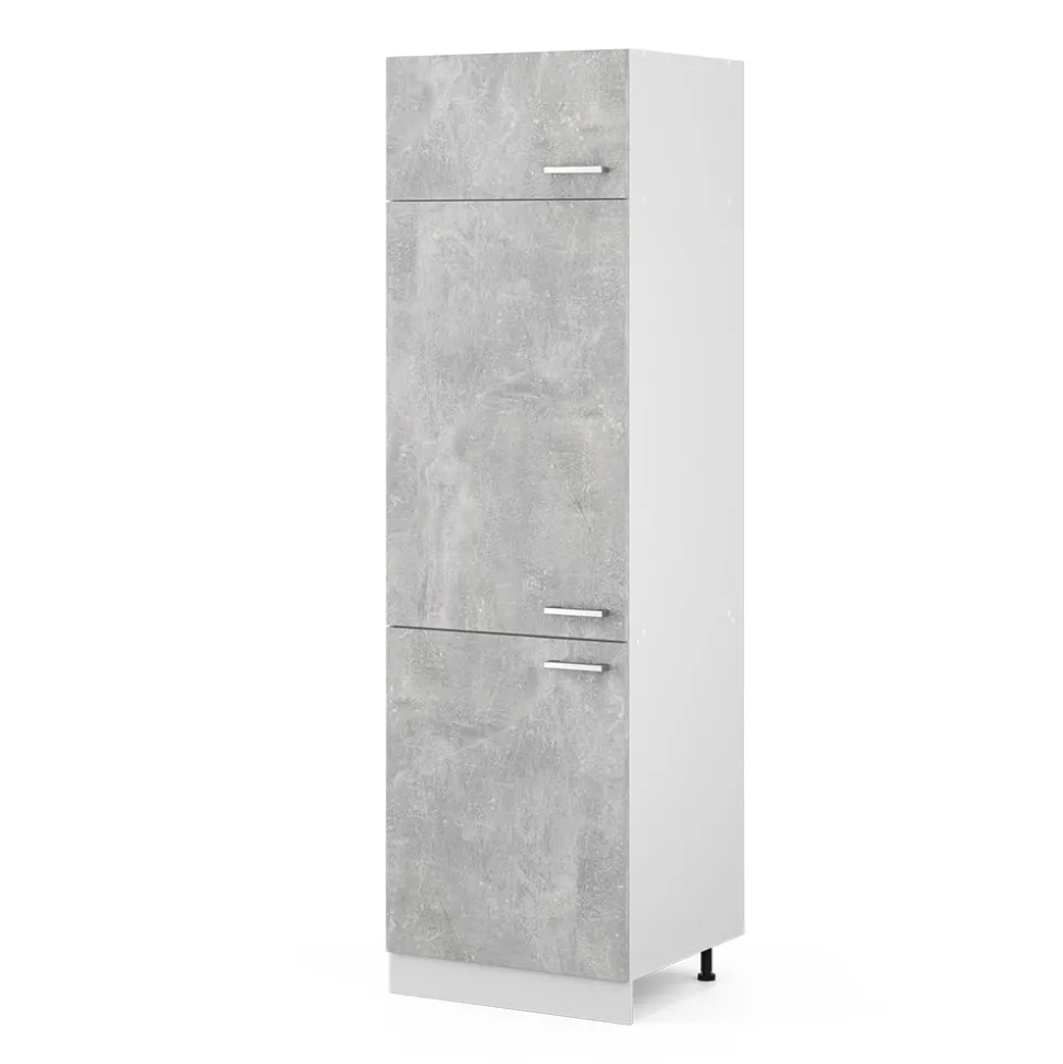 Hochschrank R-Line Beton 60 cm mit Türen Vicco