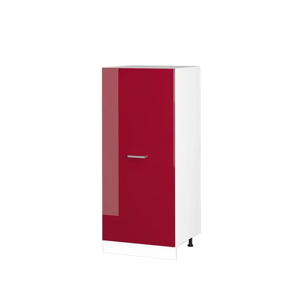 Hochschrank R-Line Bordeaux Hochglanz 60 cm mit großer Tür Vicco