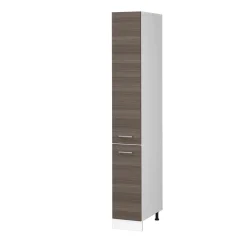 Hochschrank R-Line Grau 30 cm mit Türen Vicco