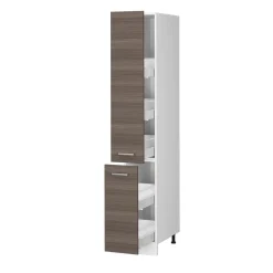 Hochschrank R-Line Grau 30 cm mit Türen Vicco