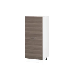 Hochschrank R-Line Grau 60 cm mit großer Tür Vicco