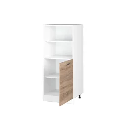 Hochschrank R-Line Sonoma 60 cm mit offenen Regalen, und Tür Vicco