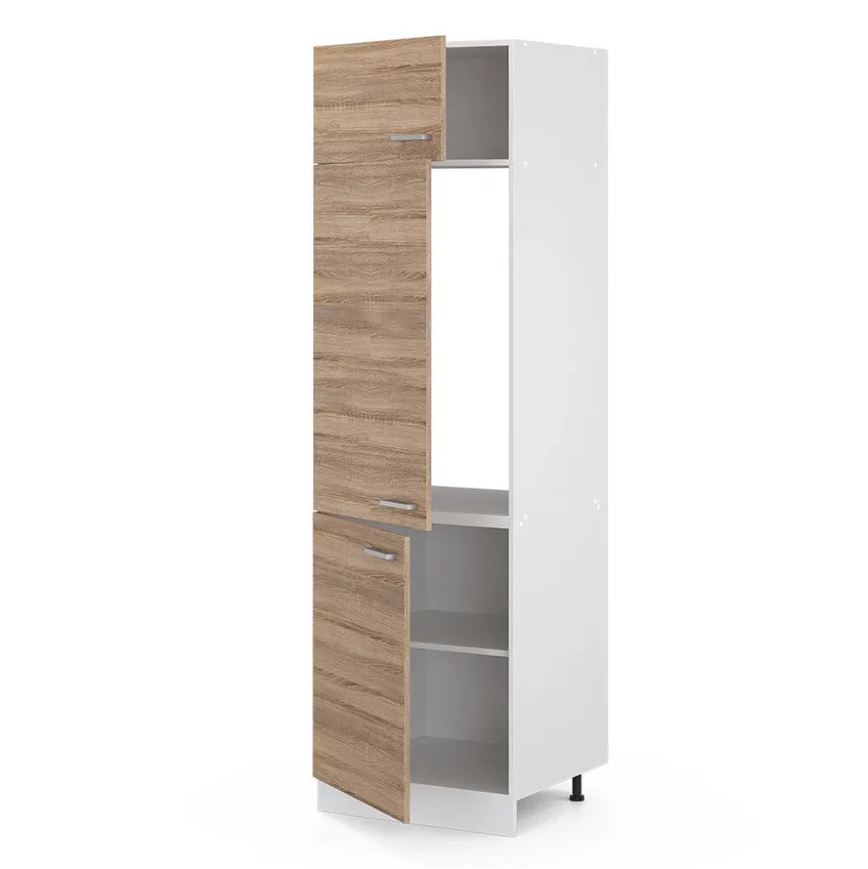 Hochschrank R-Line Sonoma 60 cm mit Türen Vicco