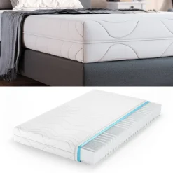 Kaltschaummatratze Weiß 140 x 200 cm 20cm Höhe Vitalispa