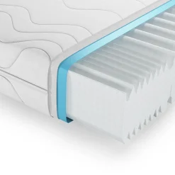 Kaltschaummatratze Weiß 140 x 200 cm 20cm Höhe Vitalispa