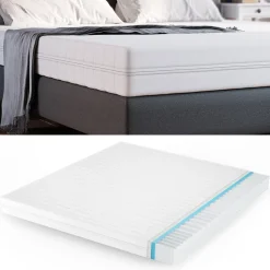 Kaltschaummatratze Weiß 180 x 200 cm H3 Härtegrad, 7Zonen Vitalispa