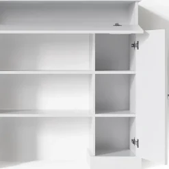 Kaminumrandung Weiß 119.5 x 103 cm Vicco