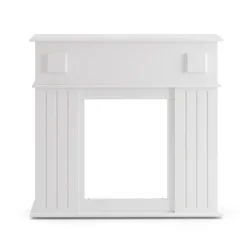 Kaminumrandung Weiß 109 x 100 cm Vicco