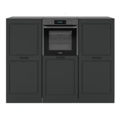 Küchenblock R-Line Anthrazit Landhaus/Anthrazit 180 cm ohne Arbeitsplatte Vicco