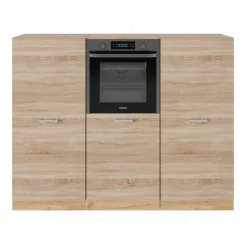 Küchenblock R-Line Sonoma/Goldkraft Eiche 180 cm ohne Arbeitsplatte Vicco