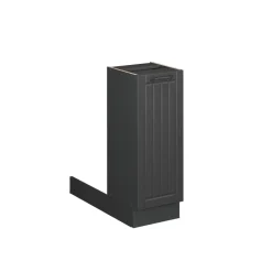 Kücheninsel Fame-Line Dunkelgrau 30 cm ohne Arbeitsplatte Vicco