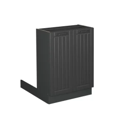 Kücheninsel Fame-Line Dunkelgrau 60 cm ohne Arbeitsplatte Vicco