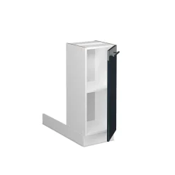 Kücheninsel Fame-Line Dunkelblau Hochglanz 30 cm ohne Arbeitsplatte Vicco