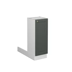 Kücheninsel Fame-Line Grün-Gold Landhaus 30 cm ohne Arbeitsplatte Vicco