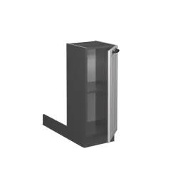 Kücheninsel Fame-Line Weiß Landhaus 30 cm ohne Arbeitsplatte Vicco