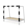 Kinderbett Football goal Weiß 80x160 cm ohne Matratze Vitalispa