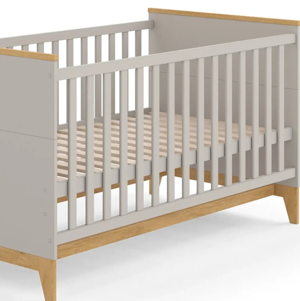 Kinderbett Malia Cashmere/Eiche 70x140 143.2 x 81 cm Vitalispa