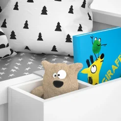 Kinderbettregal Weiß 60 x 15 cm Vitalispa