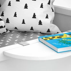 Kinderbettregal Weiß 60 x 20 cm Vitalispa