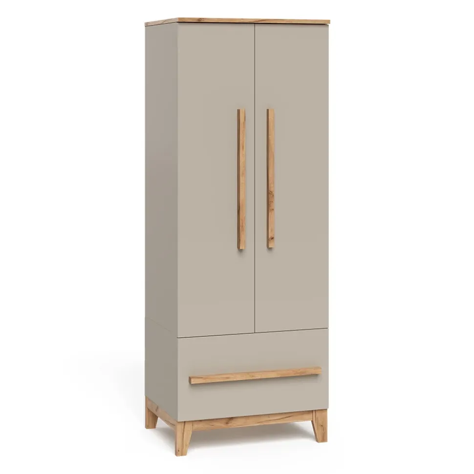 Kinderkleiderschrank Malia Cashmere/Artisan 70 x 186.8 cm Vitalispa