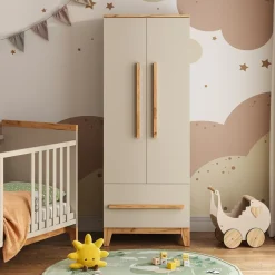 Kinderkleiderschrank Malia Cashmere/Artisan 70 x 186.8 cm Vitalispa