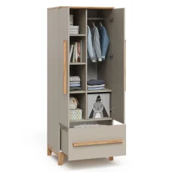 Kinderkleiderschrank Malia Cashmere/Artisan 70 x 186.8 cm Vitalispa