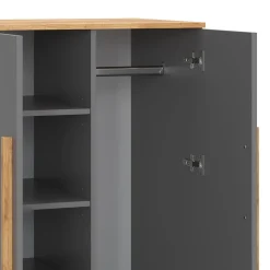 Kinderkleiderschrank Malia Grau 70 x 120 cm Vitalispa
