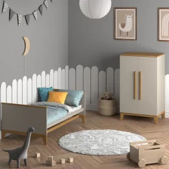 Kinderkleiderschrank Malia Cashmere/Eiche 70 x 120 cm Vitalispa